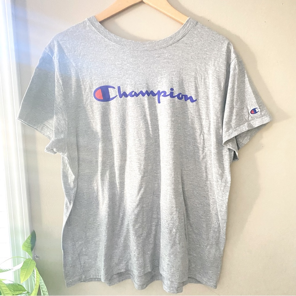 CHAMPION | grey tee shirt